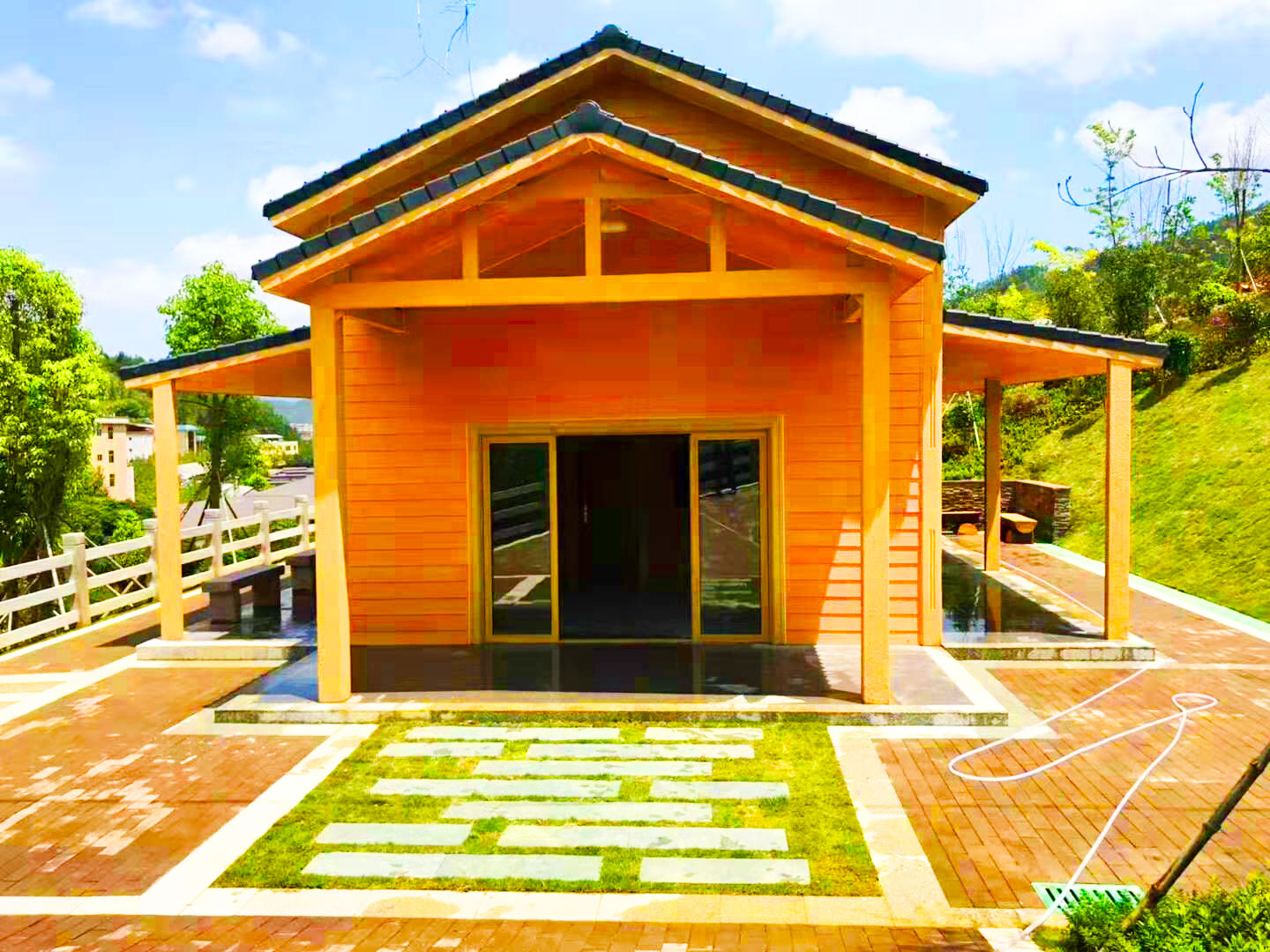 粵新松鋼結(jié)構(gòu)房屋案例-河源熱水驛站 粵新松鋼結(jié)構(gòu)房屋案例-河源熱水驛站